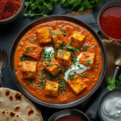 Paneer Butter Masala - Creamy paneer curry